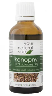 Your Natural Side 100% naturalny olej konopny - 50 ml YOUNKML-01 - Olejki do ciała i włosów - miniaturka - grafika 2