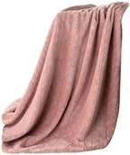 Koce - Euro Firany Koc Flanelowy Design Cindy4 Różowy 150x200 1212095 - miniaturka - grafika 1