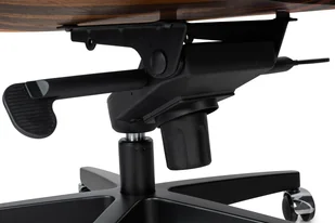 Fotel biurowy, krzesło biurowe King Home Fotel biurowy LOUNGE GUBERNATOR czarny heban skóra naturalna podstawa czarna T044.OFFICE.BL.EBONY - Fotele i krzesła biurowe - miniaturka - grafika 8