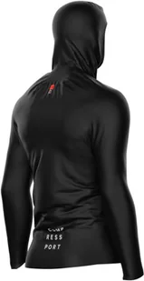 COMPRESSPORT COMPRESSPORT kurtka biegowa HURRICANE WATERPOOF 10/10 JACKET czarna - Kurtki i kamizelki sportowe męskie - miniaturka - grafika 4