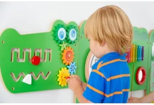 Viga Viga, sensoryczna tablica manipulacyjna Krokodyl - Tablice dla dzieci - miniaturka - grafika 9