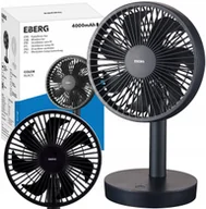 Wentylatory - Eberg Wentylator wiatrak biurko mobilny Tes Cichy - miniaturka - grafika 1