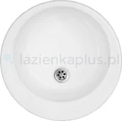Zlewozmywaki - Polimat zlewozmywak akrylowy biały 00108 - miniaturka - grafika 1