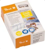 Folie do laminatora - Peach Folia do laminowania kart kredytowych 54x86mm 125mic 100pck Arkuszy 510326 - miniaturka - grafika 1