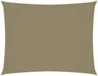 Parasole ogrodowe - vidaXL Prostokątny żagiel ogrodowy, tkanina Oxford, 3,5x4,5 m, beżowy 135159 - miniaturka - grafika 1