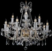 Lampy sufitowe - Elita bohemia Żyrandol kryształowy 12-ramienny - Bohemia L 116/8+4/02 PB - miniaturka - grafika 1