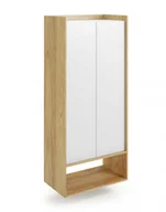 Meble modułowe i akcesoria - Halmar Mobius regał 2D 78x41x179 cm) szary meble modułowe 5979 - miniaturka - grafika 1