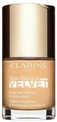 Podkłady do twarzy - Clarins Matowy makijaż IllusionVelvet Natura l Matifying & Hydrating Foundation) 30 ml Cień 112.5W) - miniaturka - grafika 1
