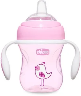 Chicco Pierwszy kubek treningowy z miękkim ustnikiem 200ml, 4 m+ : Kolor - Różowy - Kubki dla dzieci - miniaturka - grafika 6