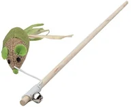 Zabawki dla kotów - Unbekannt codico służy do zabawy z myszki wykonana z 100% poliestru i drewna, wędkarski dla kota - miniaturka - grafika 1