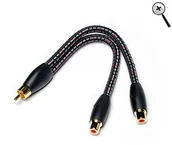 Kable - Audioquest AudioQuest adapter FLX-X RCA Splitter m22 °F M22F-FLX-X - miniaturka - grafika 1