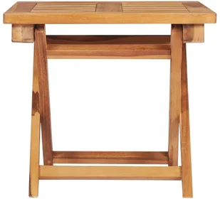 vidaXL Leżaki ze stolikiem i poduszkami, 2 szt., lite drewno tekowe! 3073174 - Leżaki ogrodowe - miniaturka - grafika 6