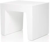 Taborety i hokery - Fatboy taboret Concrete Seat, biały CON-WHT - miniaturka - grafika 1