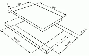 Płyta gazowa do zabudowy Smeg SR764PO - Płyty gazowe do zabudowy - miniaturka - grafika 3