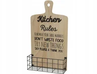 Półki do kuchni - Wisząca Półka metalowa Loft Organizer na przyprawy - miniaturka - grafika 1