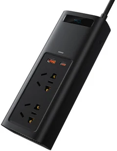 Baseus In-car Inverter | Ładowarka samochodowa inwerter przetwornica 12V - 220V 150W USB-A USB-C PD QC3.0 CRNBQ-A01 - Ładowarki samochodowe - miniaturka - grafika 8