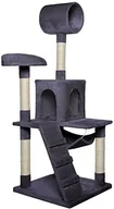 Drapaki dla kotów - dibea Drapak, drzewo wspinaczkowe dla kotów, sizal, wysokość 133 cm, kolory do wyboru, szary - miniaturka - grafika 1