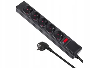 HBF Listwa Zasilająca 5 Gniazd MCE219 - Przedłużacze i rozgałęźniki - miniaturka - grafika 3