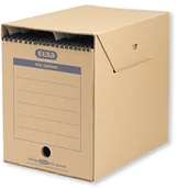 Artykuły biurowe - Elba 100421090 pudełko na zawieszane "Tric systemu do sprzedaży detalicznej Maxi", system kancelariami za pomocą zakładek, 6 sztuki, brązowe 100421090 - miniaturka - grafika 1