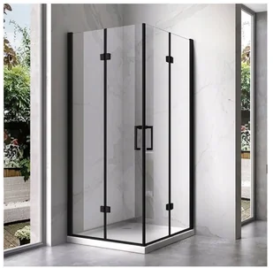231 HYDAR KABINA PRYSZNICOWA 90x90 BLACK SKŁADANA 6MM 23178226 78226-uniw - Kabiny prysznicowe - miniaturka - grafika 2