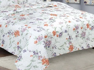 Euromat Dwustronna Narzuta TAVIRA BJ-074 Violet 220x240+2x40x40 14272 - Pościel - miniaturka - grafika 3