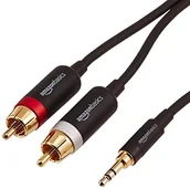 Kable - AmazonBasics kabel połączeniowy, wtyczka jack 3,5 mm na 2 wtyczki RCA męskie PBH-19822 - miniaturka - grafika 1