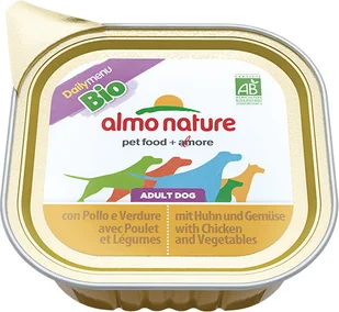 Almo Nature Daily Menu Bio Paté 6 X 100 G - Kurczak Z Warzywami - Mokra karma dla psów - miniaturka - grafika 2