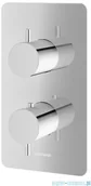 Baterie umywalkowe - KOHLMAN Axel bateria podtynkowa termostatyczna z trzema wyjściami chrom QW433A | - miniaturka - grafika 1