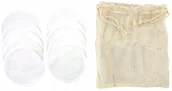 Akcesoria do oczyszczania twarzy - Płatki Kosmetyczne Wielorazowe Organiczna Bawełna - miniaturka - grafika 1