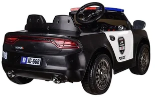 Import LEANToys Auto na Akumulator Samochód Policyjny Czarny LT3771-0 - Pojazdy elektryczne dla dzieci - miniaturka - grafika 6