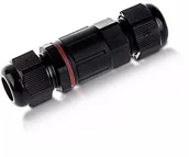 Kostki, złączki, wtyczki - Geberit v-tac Mufa Hermetyczna Czarna IP68 V-TAC VT-792 - miniaturka - grafika 1