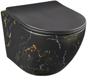 Miski WC - Lavita Miska WC wisząca Alice II Fire Domino - miniaturka - grafika 1