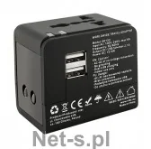 Sieciowy adapter podróżny 5V 2.1A 10.5W 2xUSB - Części i akcesoria do laptopów - miniaturka - grafika 2