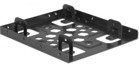 DeLOCK Kieszeń 2x 2.5&quot 3.5&quot czarny 21324 - Obudowy i kieszenie na dyski twarde - miniaturka - grafika 2