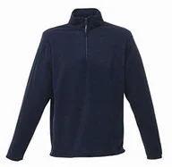 Pływanie - Regatta Troyer polar męski, niebieski Micro Zip Neck - miniaturka - grafika 1