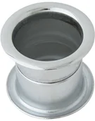 Akcesoria do drzwi - Domino TULEJA WENTYLACYJNA OKRĄGŁA 40 STALOWA CHROM - miniaturka - grafika 1