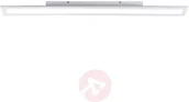 Lampy sufitowe - Leuchten Direkt Lampa sufitowa LED Fleet z czujnikiem, 100x10 cm - miniaturka - grafika 1