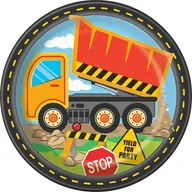 Naczynia i sztućce jednorazowe - GoDan Talerzyki papierowe Budowa 8 szt 79005956 - miniaturka - grafika 1