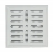 Kratki wentylacyjne - Parkanex Metalowa Malowana 14*14CM Biała - miniaturka - grafika 1