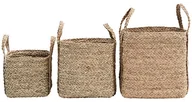 Pudła i pojemniki do przechowywania - House Doctor House Doctor - Zestaw trzech koszy Sikar House Doctor - Zestaw trzech koszy Sikar - miniaturka - grafika 1
