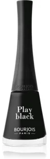 Bourjois 1 Seconde, lakier do paznokci 06 Play Black, 9 ml - Odżywki do paznokci - miniaturka - grafika 3