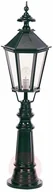 Lampy ogrodowe - K. S. Verlichting B. V. Klasyczny słupek oświetleniowy Liverpool, czarny - miniaturka - grafika 1