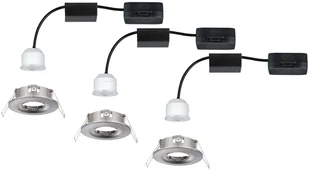 Paulmann Nova mini spot 3 szt. IP44 żelazo - Oprawy, klosze i abażury - miniaturka - grafika 4