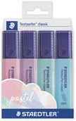 Przybory szkolne - Zakreślacz Staedtler Textsurfer Classic Pastel 4 Kolory - miniaturka - grafika 1