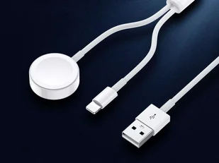 Apple Ładowarka indukcyjna Qi + Lightning 2w1 Alogy do Watch iPhone - Adaptery i przejściówki - miniaturka - grafika 3