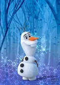 Wyposażenie pokoiku dziecięcego - Obraz Komar Frozen Olaf Crystal WB067 WB067 - miniaturka - grafika 1