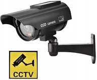 Akcesoria do monitoringu - Atrapa Kamery Kamera Migająca Dioda Led Solarna - miniaturka - grafika 1