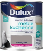 Farby olejne i specjalne - Dulux Szybka Odnowa Meble kuchenne ciemny beż 750 ml - miniaturka - grafika 1