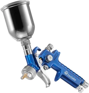 tectake 3 pistolety lakiernicze w aluminiowej walizce - niebieski 400495 - Pistolety malarskie - miniaturka - grafika 6