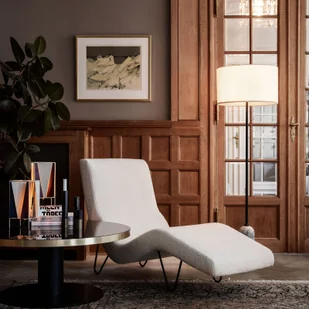 GUBI GUBI Gravity lampa podłogowa szary marmur/kremowa - Lampy stojące - miniaturka - grafika 4